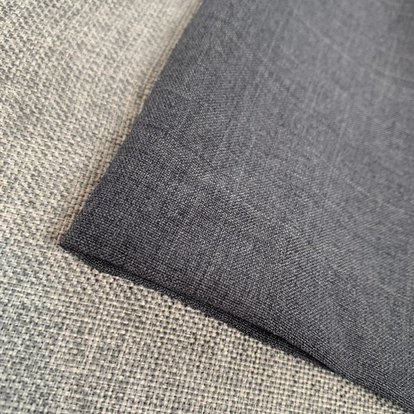 I.S.B. inc Vintage Gray Button Down Jacket 18W Shoulder Pads Beautiful Floral - Picture 13 of 14